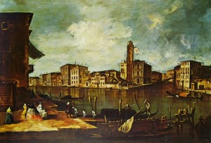 Il Canal Grande a San Geremia, cm. 94 x 133, Museum of Art, Baltimora.
